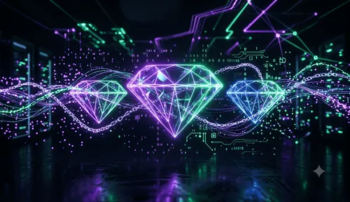 NFT Marketplace di diamanti virtuali su Polygon